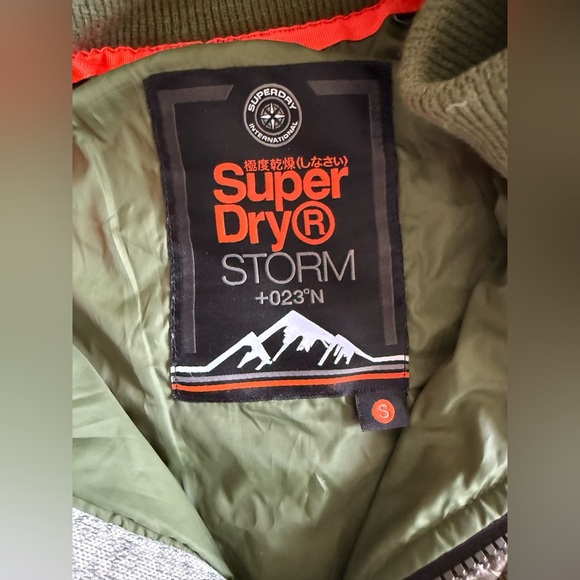 Superdry Men’s Storm Zip Hoodie Jacket Size Small - Picture 3 of 4